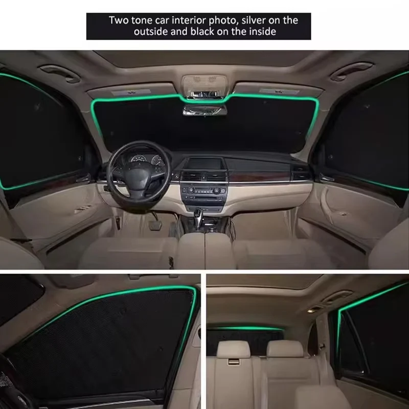 

For Mitsubishi Pajero V80 V93 Accessories 5-door 2007 2006-2021 Car Aluminum Foil Windshield Sun Shades Covers Heat Shield Auto