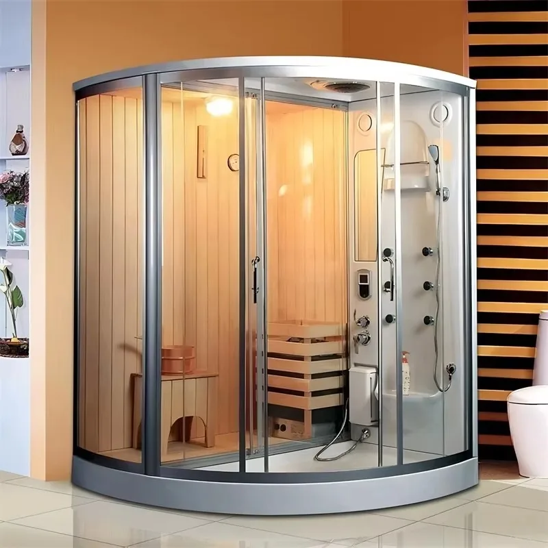 Customization Best-Selling Custom 2 Person Massage Steam Shower Room Steam Sauna Shower Cabin