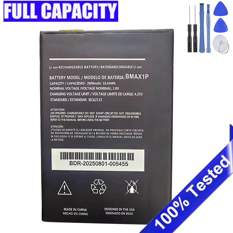 

Аккумулятор BMAX1P 2800 мАч для BMAX1P AKKU Batteria + бесплатные инструменты