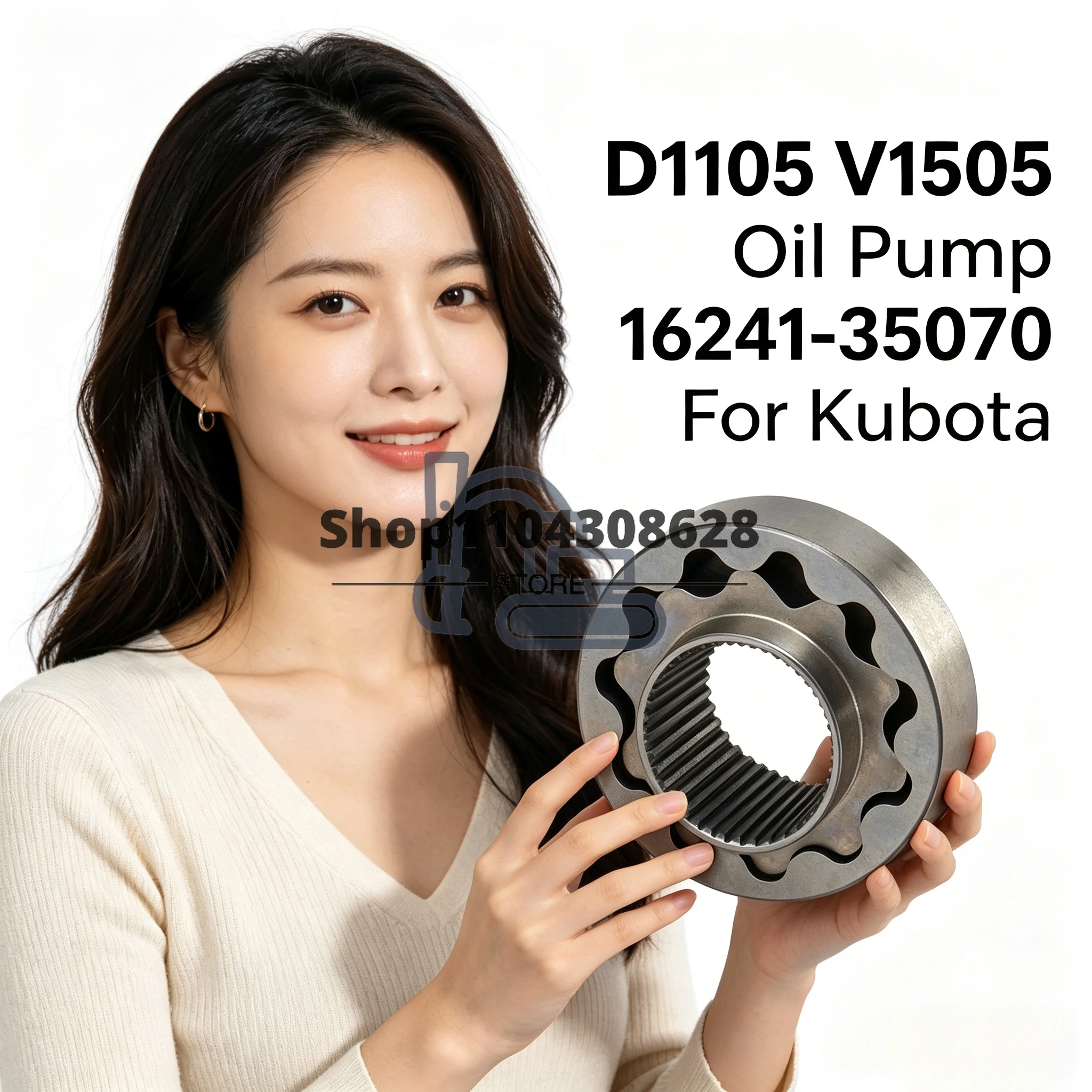 

D1105 V1505 Oil Pump For Kubota 16241-35070