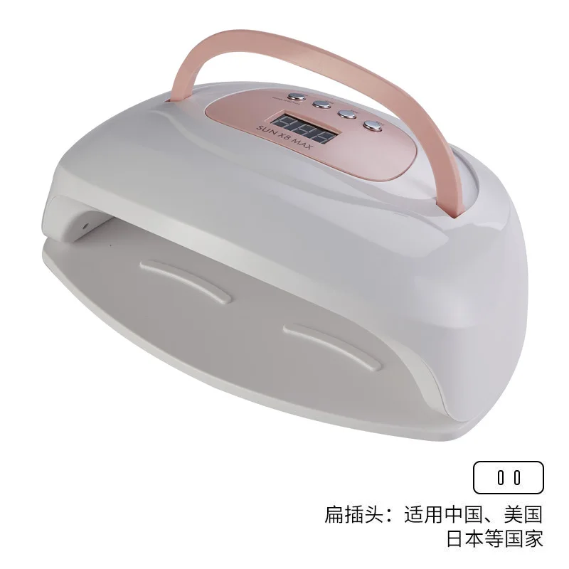 220W 고출력 매니큐어 램프, 양손 모두 사용할 수 있는 넓은 공간, 지능형 매니큐어 광선요법 램프, 매니큐어 접착제 베이킹 램프