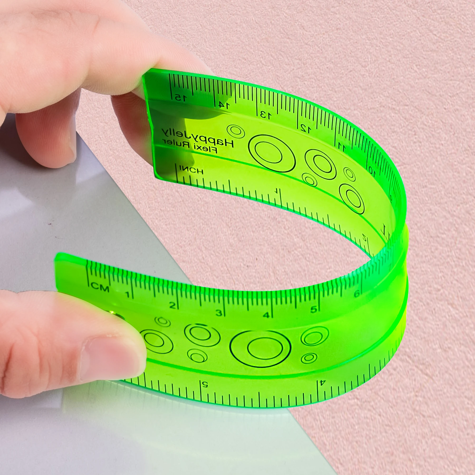 Soft Ruler 15cm/30cm Flexible Ruler Inch And Metric Creative Stationery Drawing Ruler School Office Stationery Supply