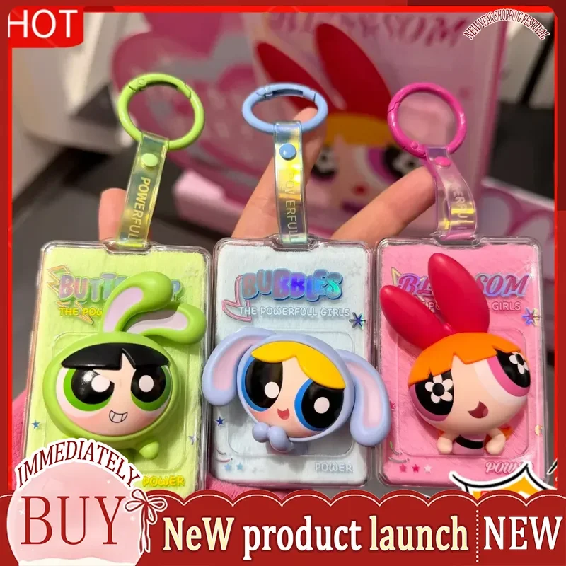 

Kayou Official Licensed Powerpuff Girls Fluffy Courage Shining Series Blind Box Card Sleeve Keychain Anime Fans Collectible Gift