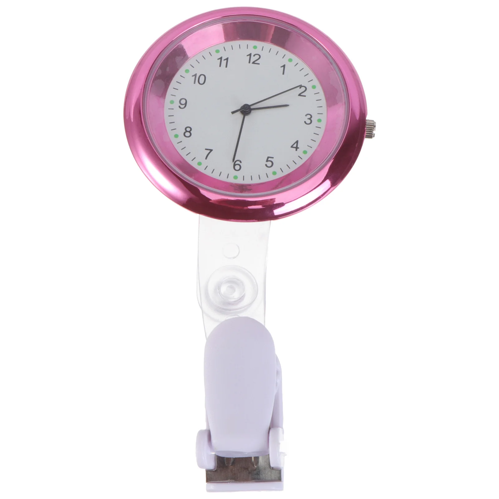 チェストウォッチ 紫がかったムーブメント 看護師 医師 ポケット時計 ポータブル医療用時計 女性用 看護スタッフ ギフト 小型