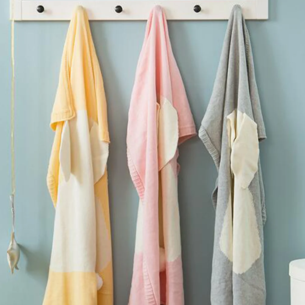 

1Pcs Baby Knitting Blanket Design Comfortable Infant Blanket Lightweight Travel Quilt Multi-Use Crawling Mat