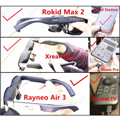 Imagen 2 del producto C-C AR gafas USB-C Cable de datos de carga para Xreal One Pro Air2 Viture One Lite Rokid Max 2 Rayneo Air 3 2s Nreal Glass Type-C