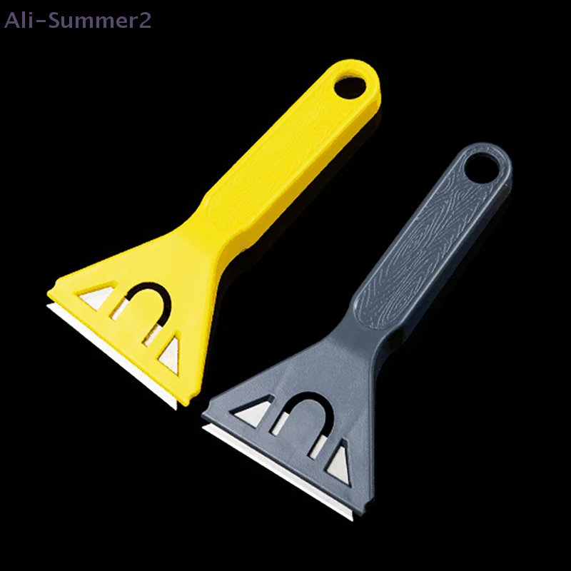 {Summer2}Multi-Purpose Non-Scratch Plastic Scraper Grout Cleaning Tool For Glass Ceramic Tile Kitchen Bathroom Window Scraper image 2
