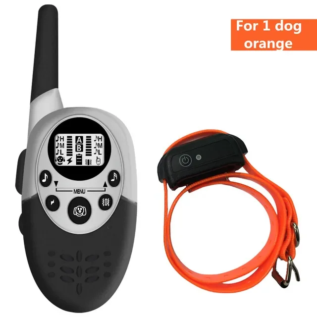 1000m Waterproof Dog Training Collar Rechargeable Anti Barking Control Sound Remind Vibration Shock Receiver 40% Off Pet tracker