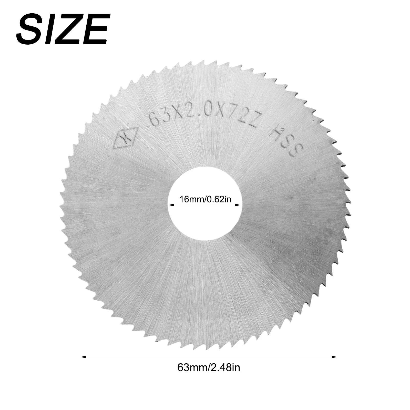 Saw Blade Steel Circular Saw Blade 63mm Bore Diameter 16mm Wheel Cutting Disc DIY Miniature Small Table Saw Circular Saw Blade