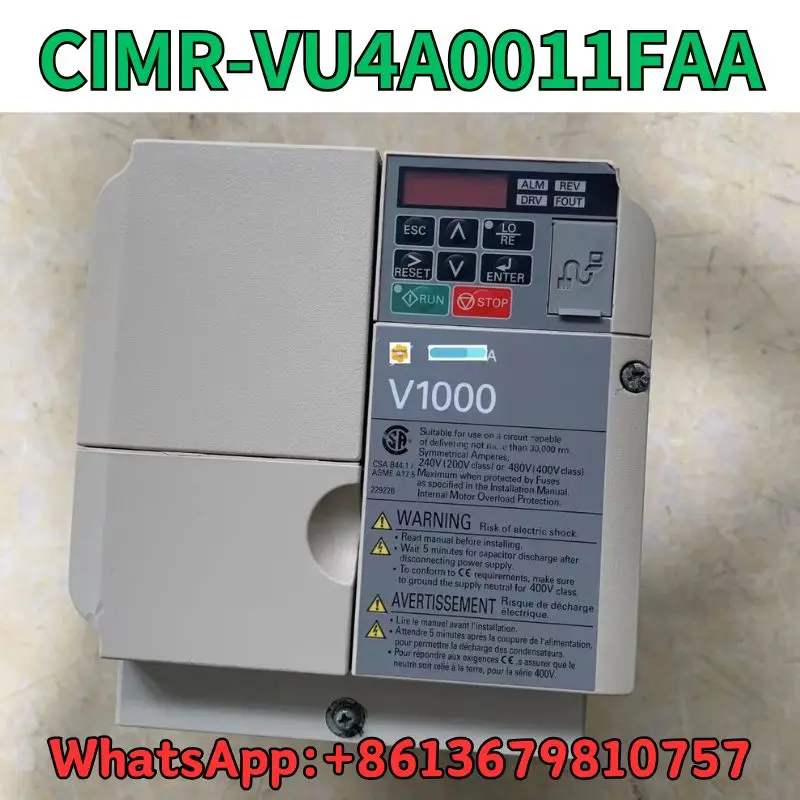 

second-hand Frequency converter CIMR-VU4A0011FAA test OK Fast Shipping