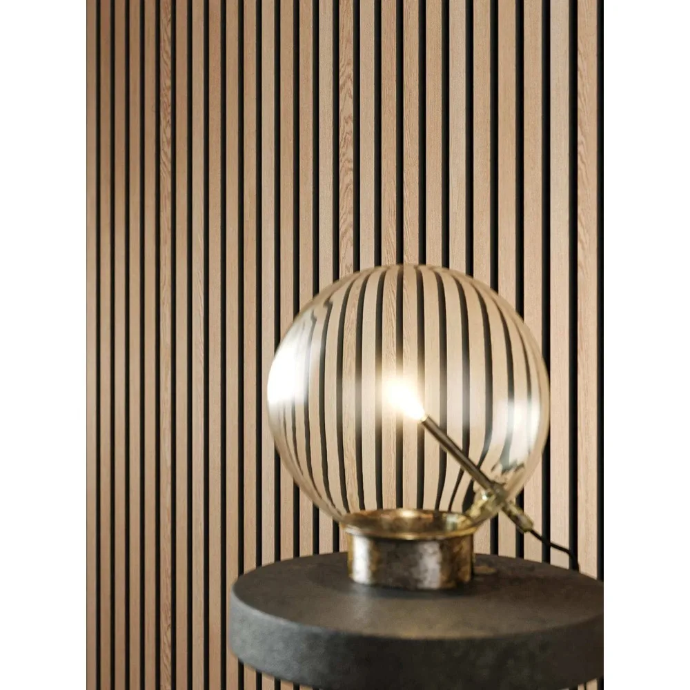 Panel Dinding Kayu Bilah Akustik Oak