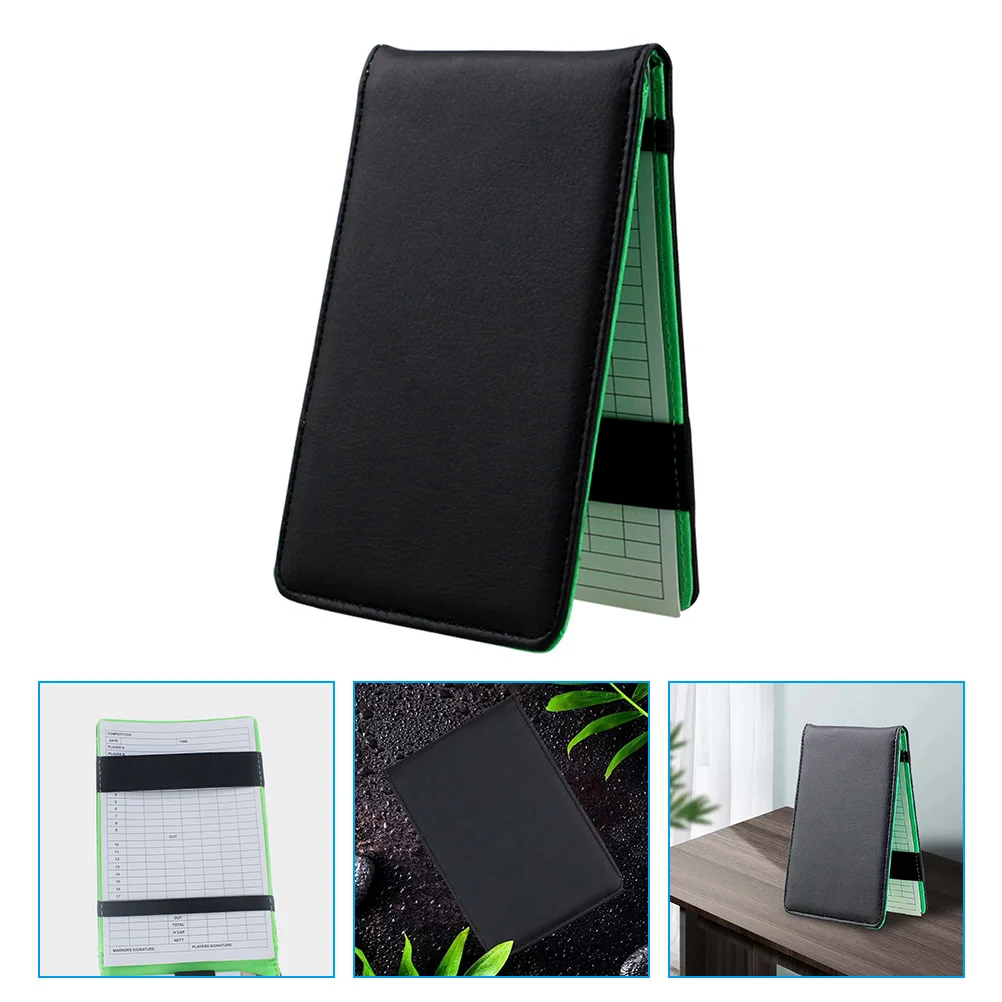 Golf Score Book Notebook Golfs Scorecard Recording Scorebook Portable Scorecards Holder Notepad Major