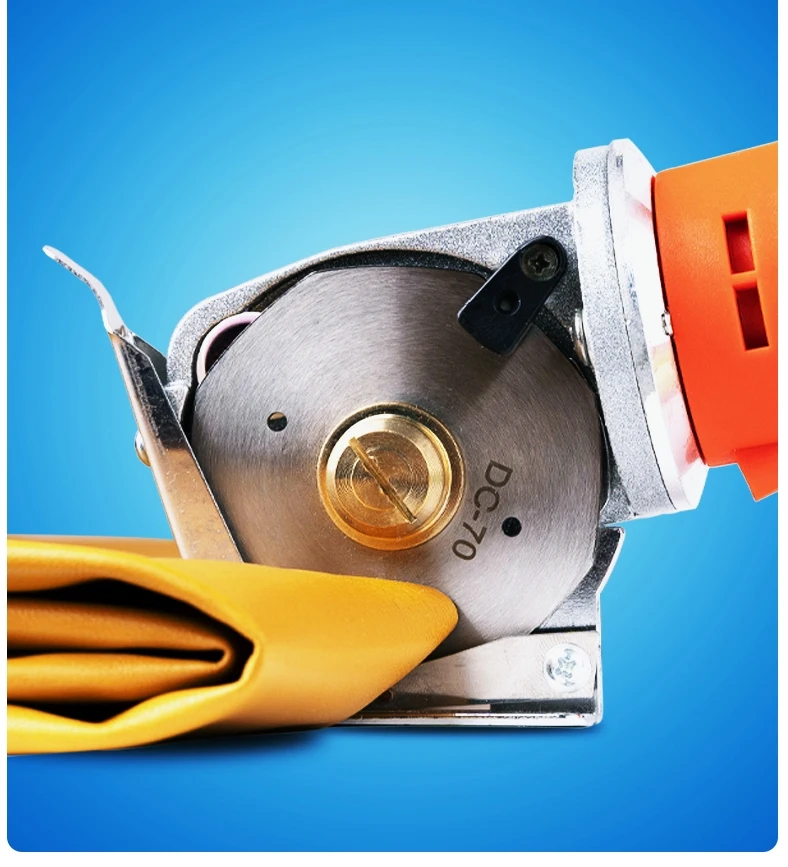Portable electric scissors with charger, chargeable electric cutter for cloth fabric leather with 70mm round blade