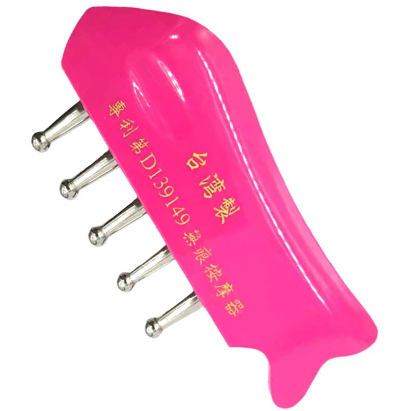 

Massage, hair combing and skin treatment Massager dredge meridians, face and neck.