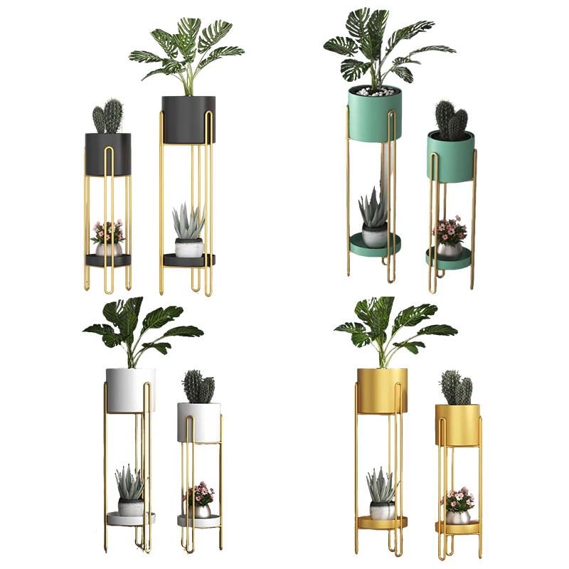 a forHeavy Duty Metal Flower Pot Stands, Adjustable Metal Plant Support for Potted Plants