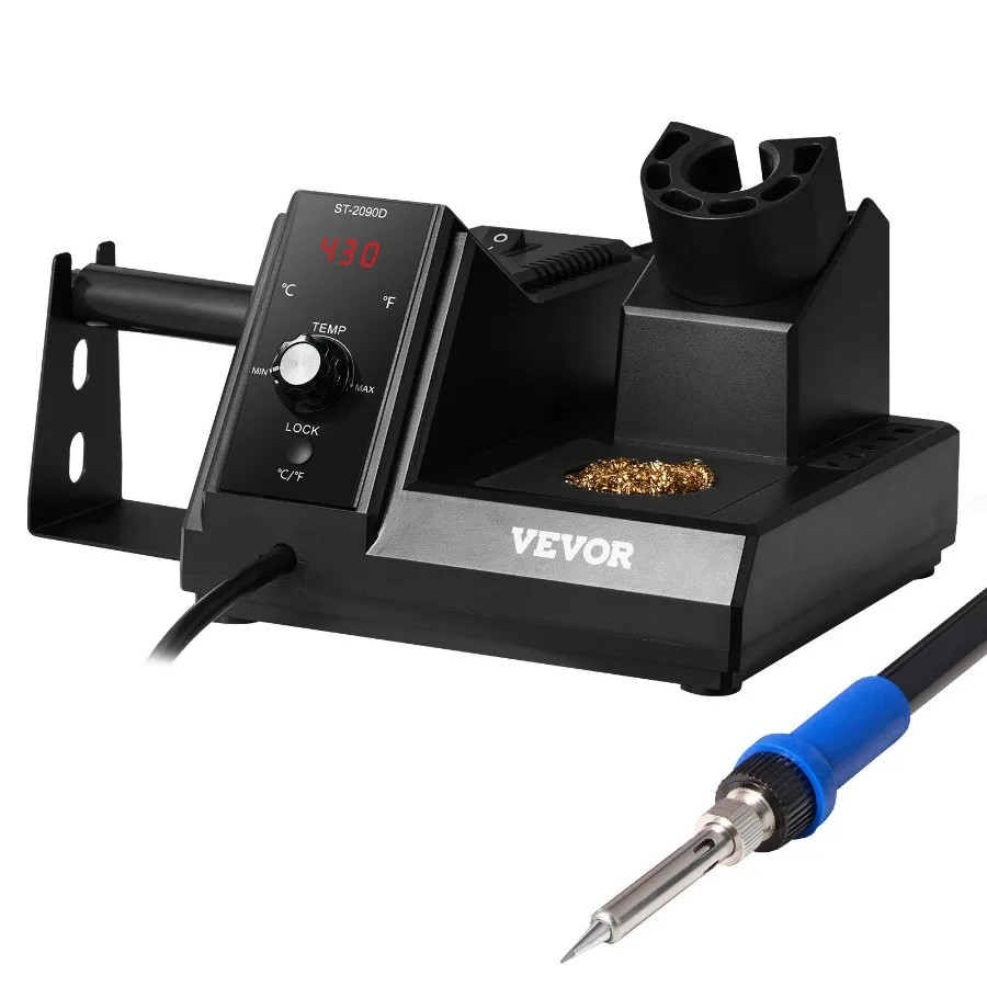 

Soldering Iron Station 80W Digital Display Soldering Station Kit 5 Iron Tips
