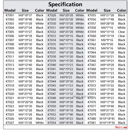 Imagen 2 del producto M6 M8 M10 patas niveladoras ajustables en altura para muebles mesa, sillas, gabinetes pies de soporte de tornillo