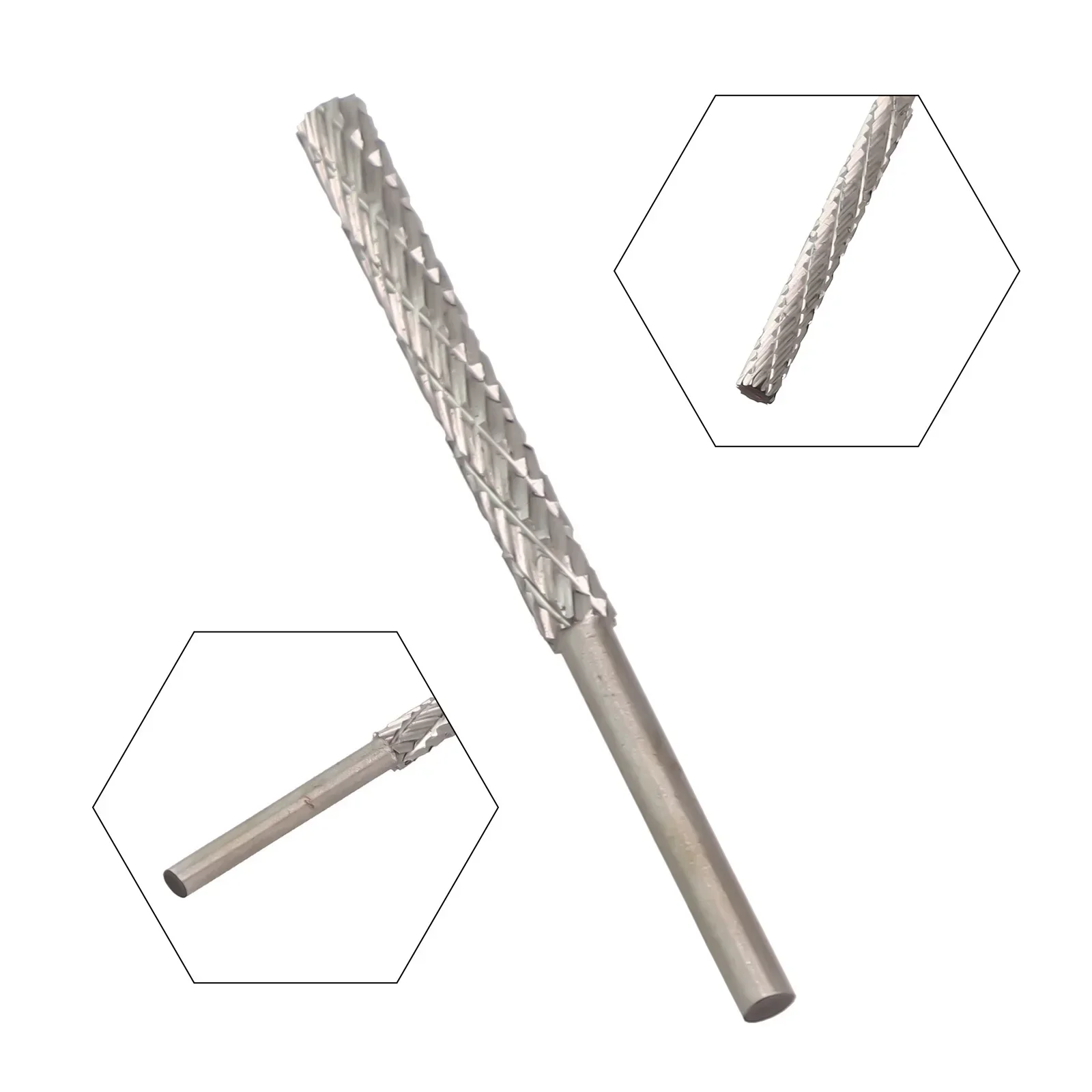 Rotary Burr Cutter High Speed Steel Rotary File 3mm 4mm 5mm 6mm For Accessory Milling Cutter Drill Bit Engraving Bit