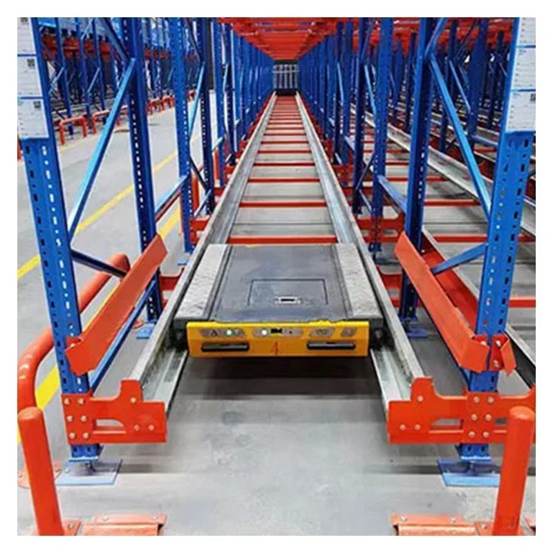 One-Stop-Lösung AGV Gabelstapler RGV Radio Shuttle Stack Rack Stahl Lagerregale Ausrüstung Lagerregalsystem