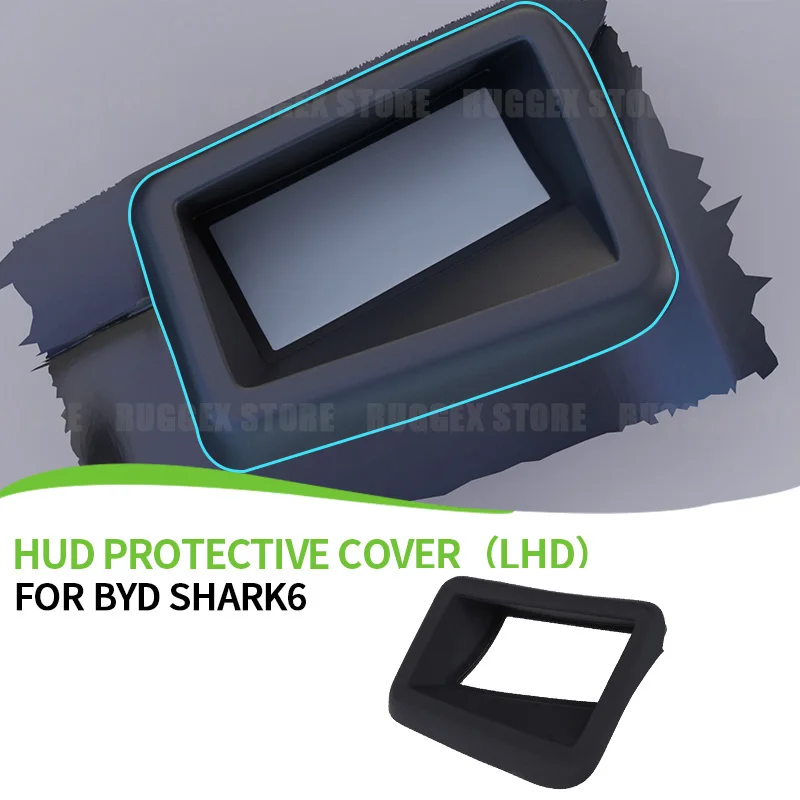 

Head Up Display Protective Cover For BYD Shark 6 Accessories Silicone HUD Protective Cover Box Interior Upgrade Auto Parts (LHD)