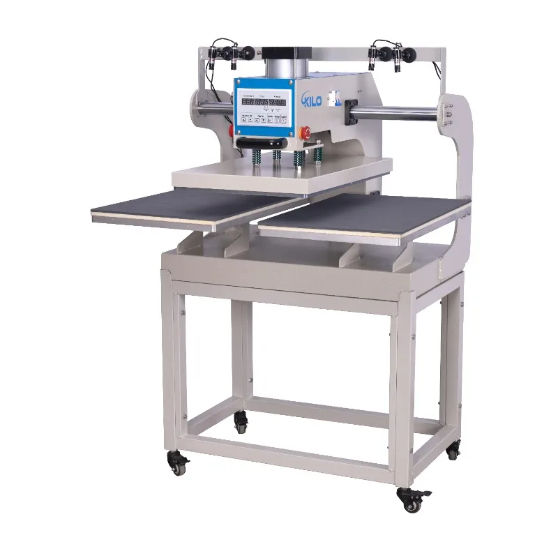 2026 Hot Selling Model 16x24 Inch Pneumatic Top-Sliding Dual-Platform Hot Press, with Infrared Positioning, 110V, 2000W