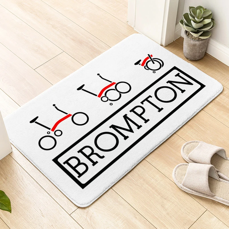 Digital Print House Entrance Mat D-Brompton Living Room Floor Carpet Anti Slip Kitchen Hallway Bedroom Rug Slip-resistant Home