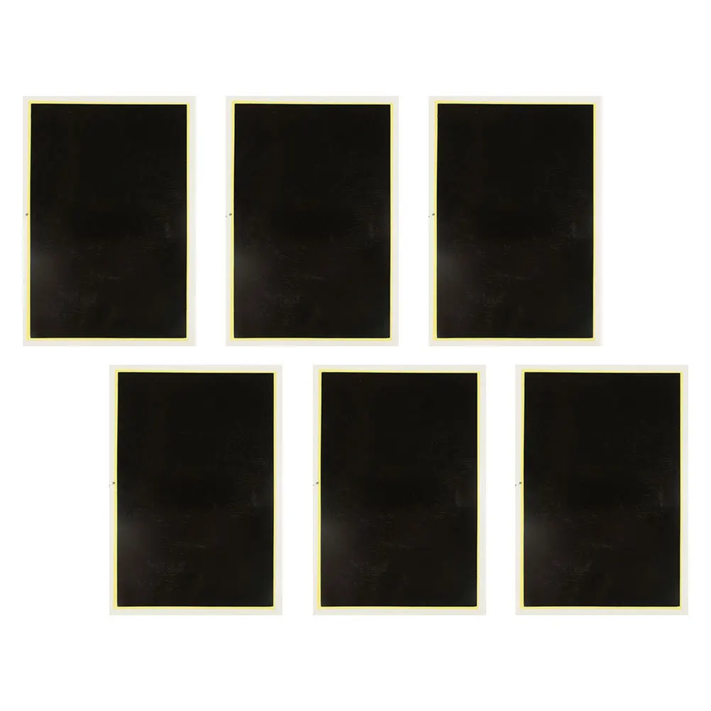 6 قطعة النقش الزجاج السيراميك الاكريليك الراتنج المواد غير المعدنية غرامة التفاصيل الحرفية Diy بها بنفسك تصميم أداة بمناسبة ورقة للنقش