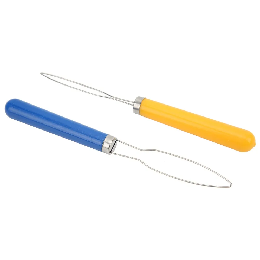 6Pcs Multi-Color Mix Button Hook Tool Comfort Grip Handle One-Handed Locks Dressing Aid Portable Button Hook For Low Vision