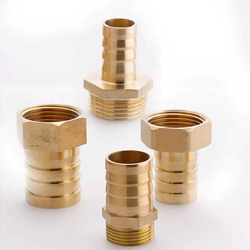 3pcs Brass Hose Fitting 6/8/10/12/14/16/19/25mm Barb Tail  1/2