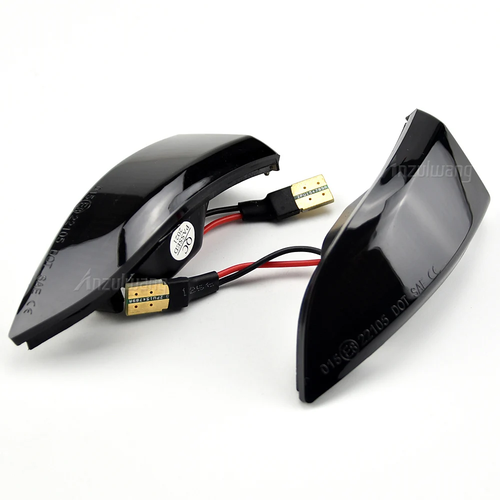 For Renault Megane MK3 Grand Scenic III Fluence Latitude Dynamic Turn Signal Light LED Side Mirror Sequential Indicator Blinker