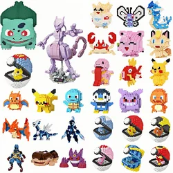 Pokemon małe bloki nanobloków Charizard Kyogre Groudon Rayquaza Model edukacyjne zabawki graficzne dla dzieci urodziny darmowa wysyłka