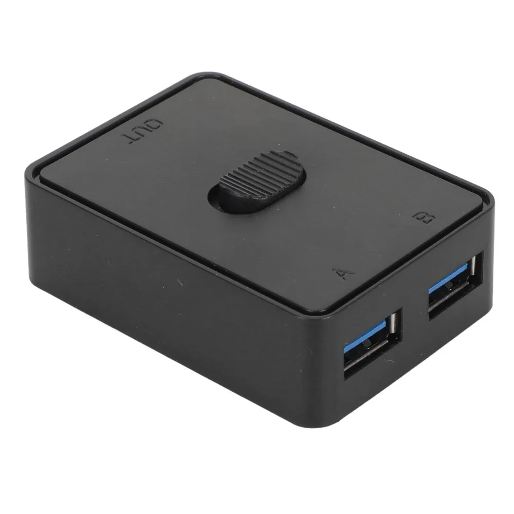 

Портативный USB 3.0 KVM-переключатель 2-в-1 (2 входа/1 выход) / 1-в-2 (1 вход/2 выхода) с функцией Plug and Play, высокоскоростной USB-селектор для принтера