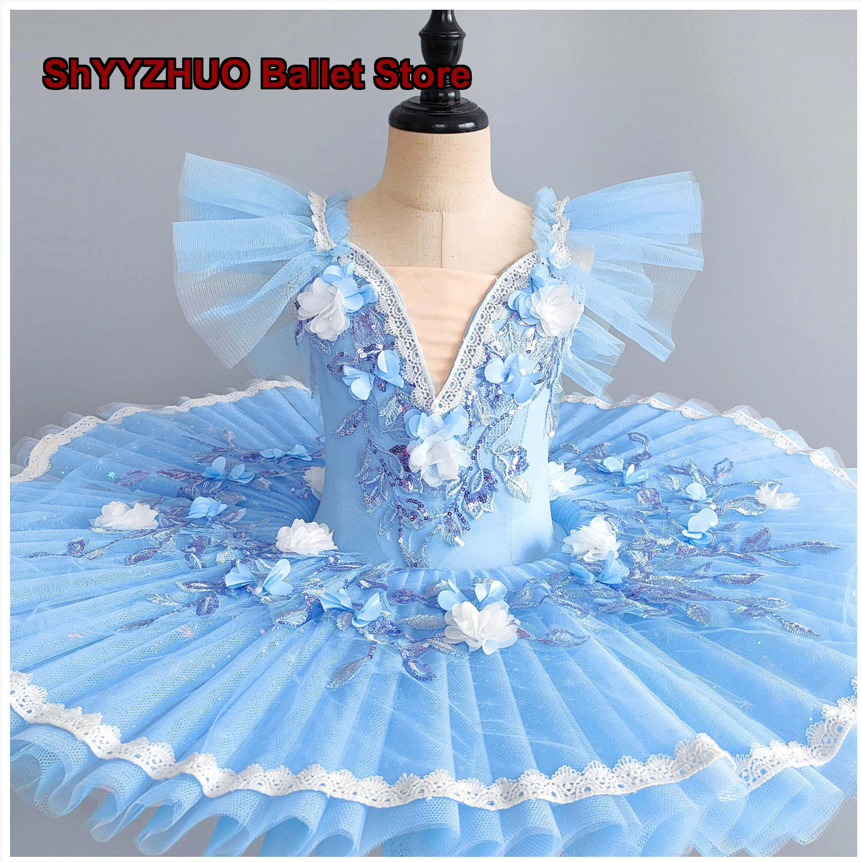 Girls' Tutu Little Swan Dance Performance Children's Professional Pink Tutu Princess Skirt Kids