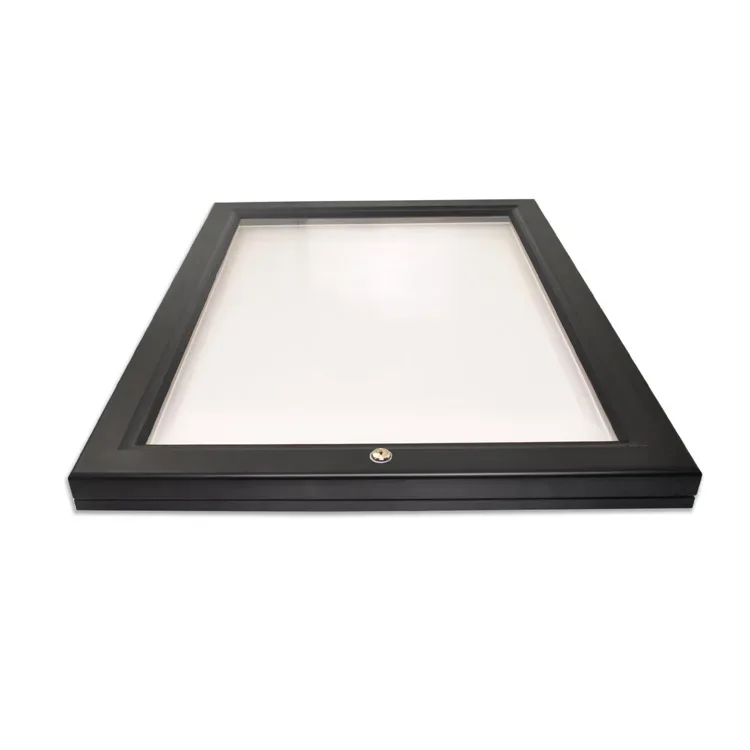 A0 Aluminium Outdoor Lockable LED Light Box, Weatherproof Snap Open Frame for Advertising