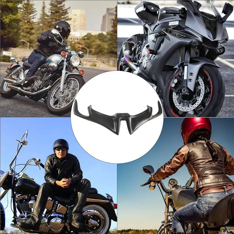 Motorcycle Winglets Front Fairing Aerodynamic Winglets Fixed Wind Wing Side Spoilers Dynamic Wing Spoiler Motorcycle Accessories