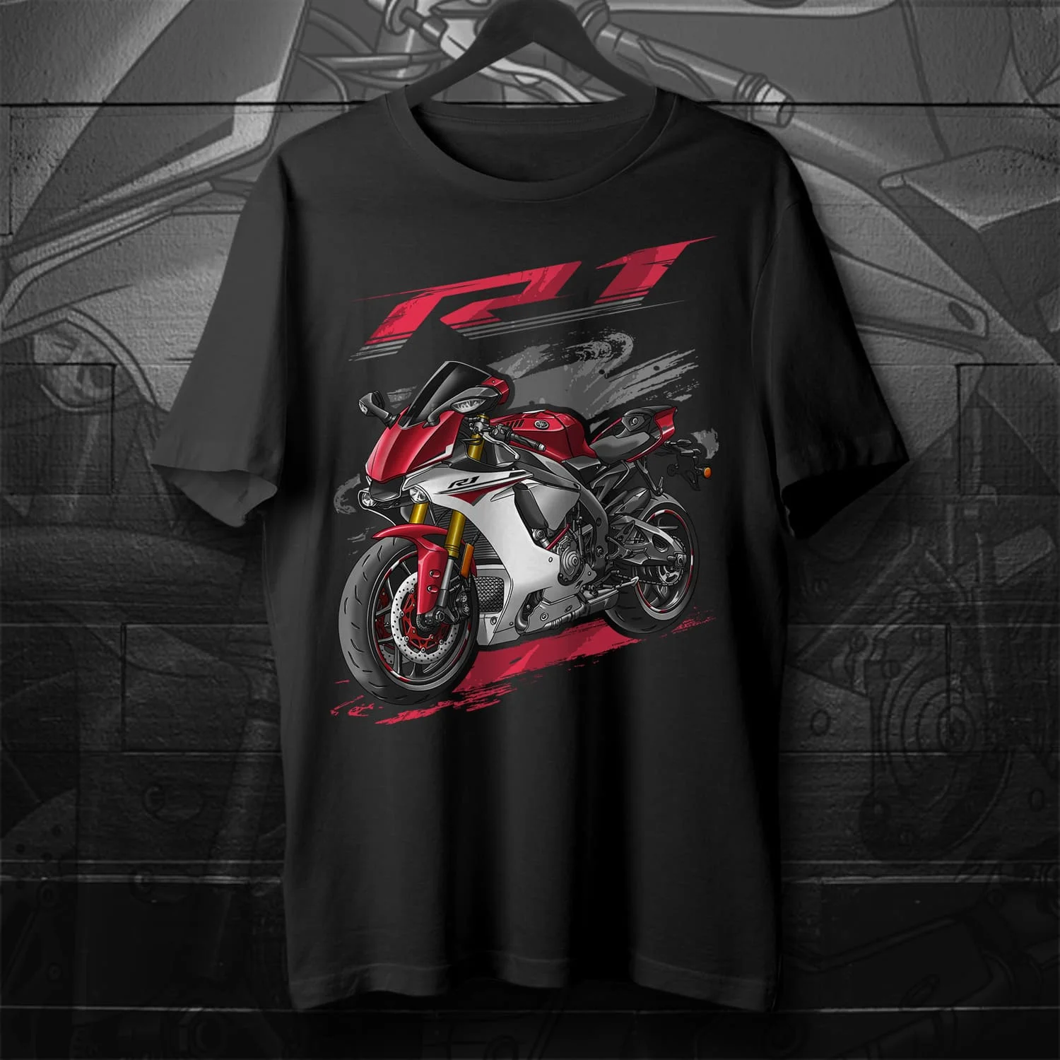 2015-2019 Models Japanese YZF R1 Motorcycle T-Shirt 100% Cotton O-Neck Short Sleeve Summer Casual Mens T-shirt Rider Streetwear