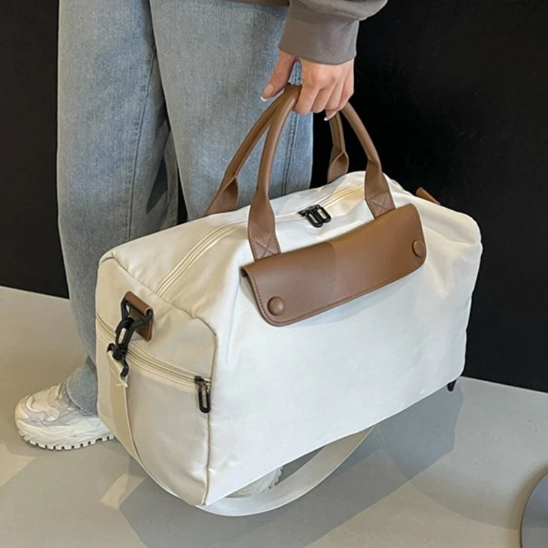 Bolso de viaje informal Oxford con cremallera Para mujer, bolsa de mano de alta capacidad, tendencia, múltiples bolsillos, a la venta