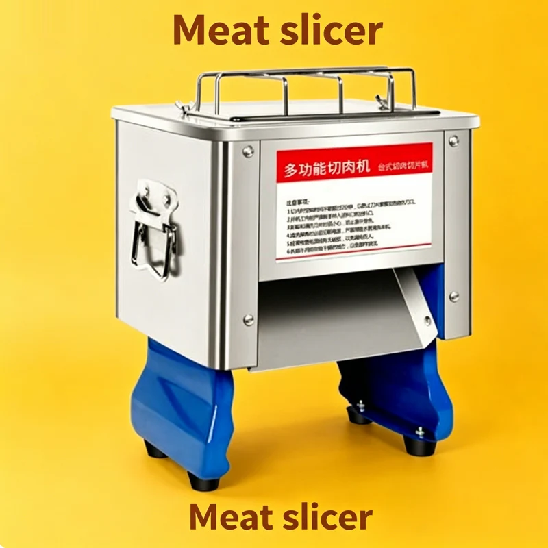 Electric Table Type Fully Automatic Commercial Meat Slicer Automatic Meat Cutting Machine