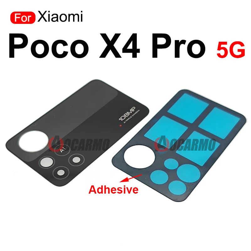 Back Camera Lens For Xiaomi POCO X4 Pro 5G Rear Camera Lens Glass Replacement PartS