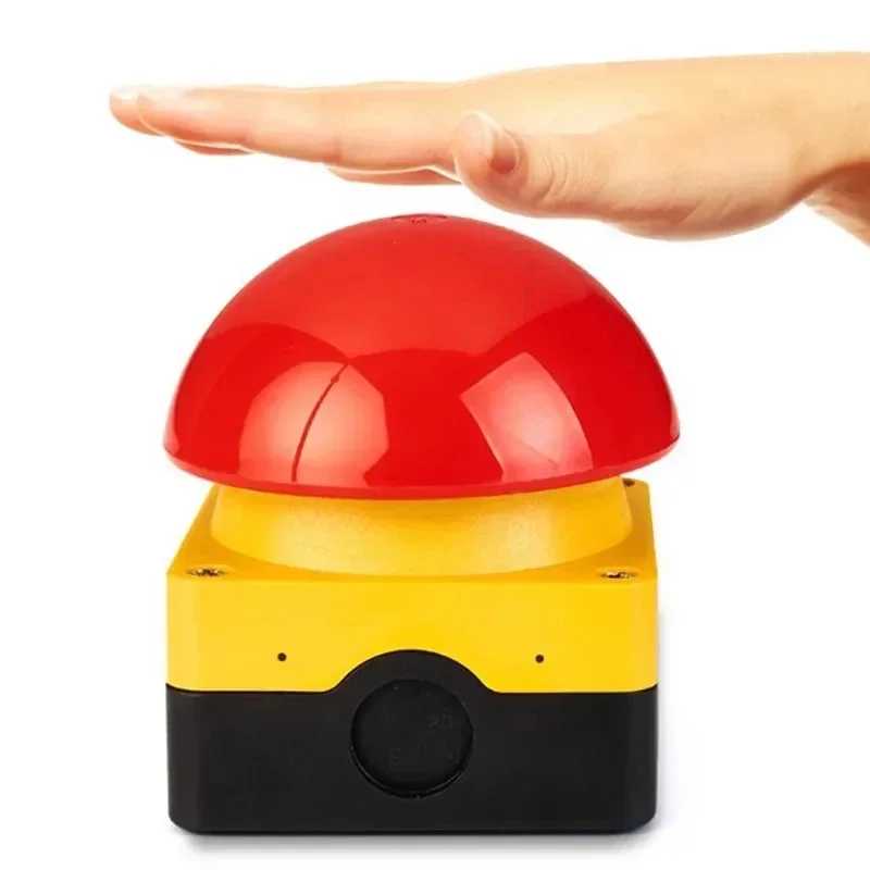 1/5/10 Pcs EFAK Mushroom Push Button Switch IP67 Watproof AC/DC Emergency Stop Self Reset Foot Pedal Hand Racket 1NO+1NC