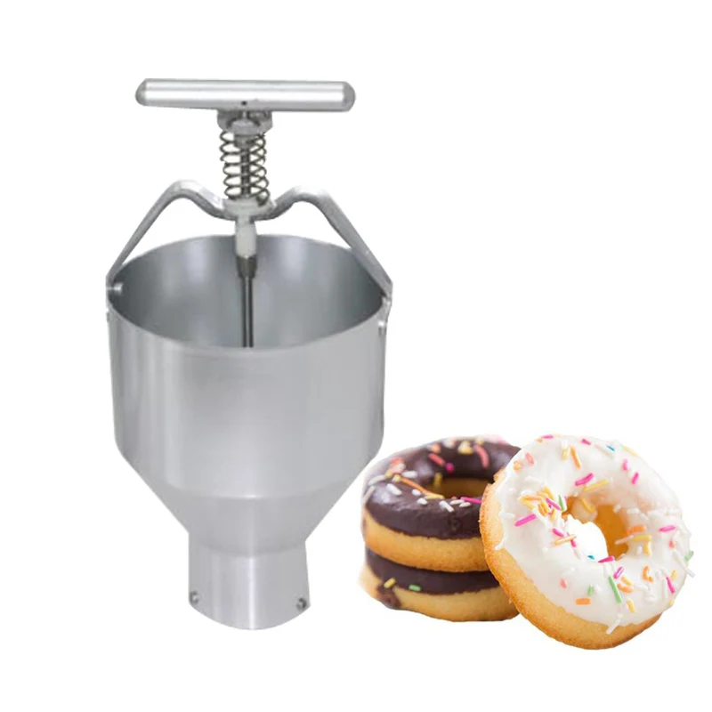 

Manual Waffle Dispenser Easy Fast Portable Donut Maker Lightweight Doughnut Machine Deep Fry Donut Mould