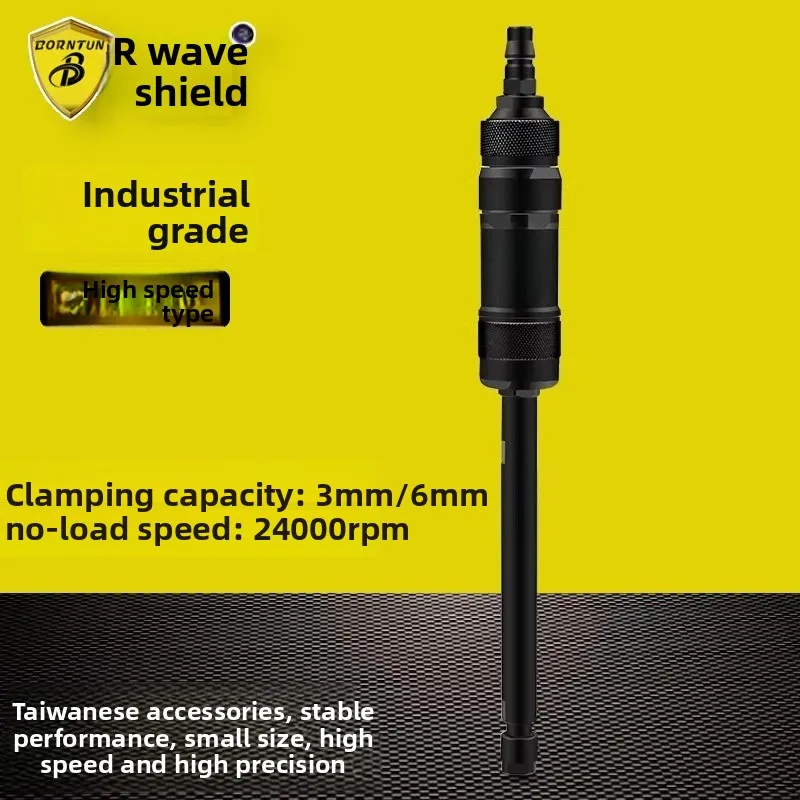 Wave Shield Extended Pneumatic Engraving and Grinding Machine 3Mm/6Mm Straight Grinder Air Grinder Grinding Machine Bd-7228