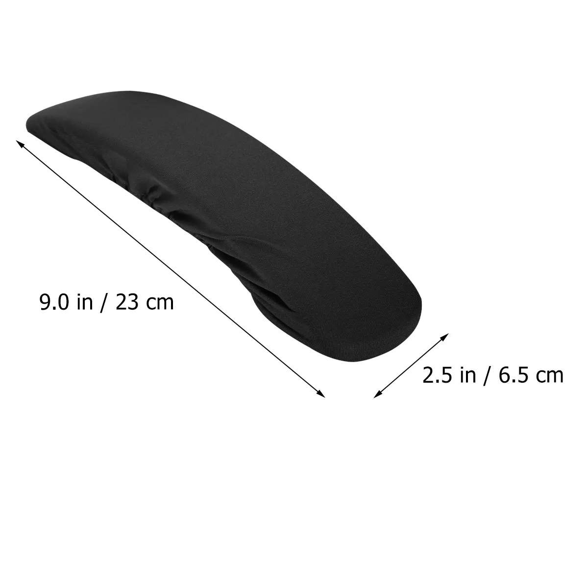 2Pcs Fabric Chair Handle Covers Protective Dustproof Pads Elastic Design Prevent Fingerprints Stains Cold Metal Handle Covers