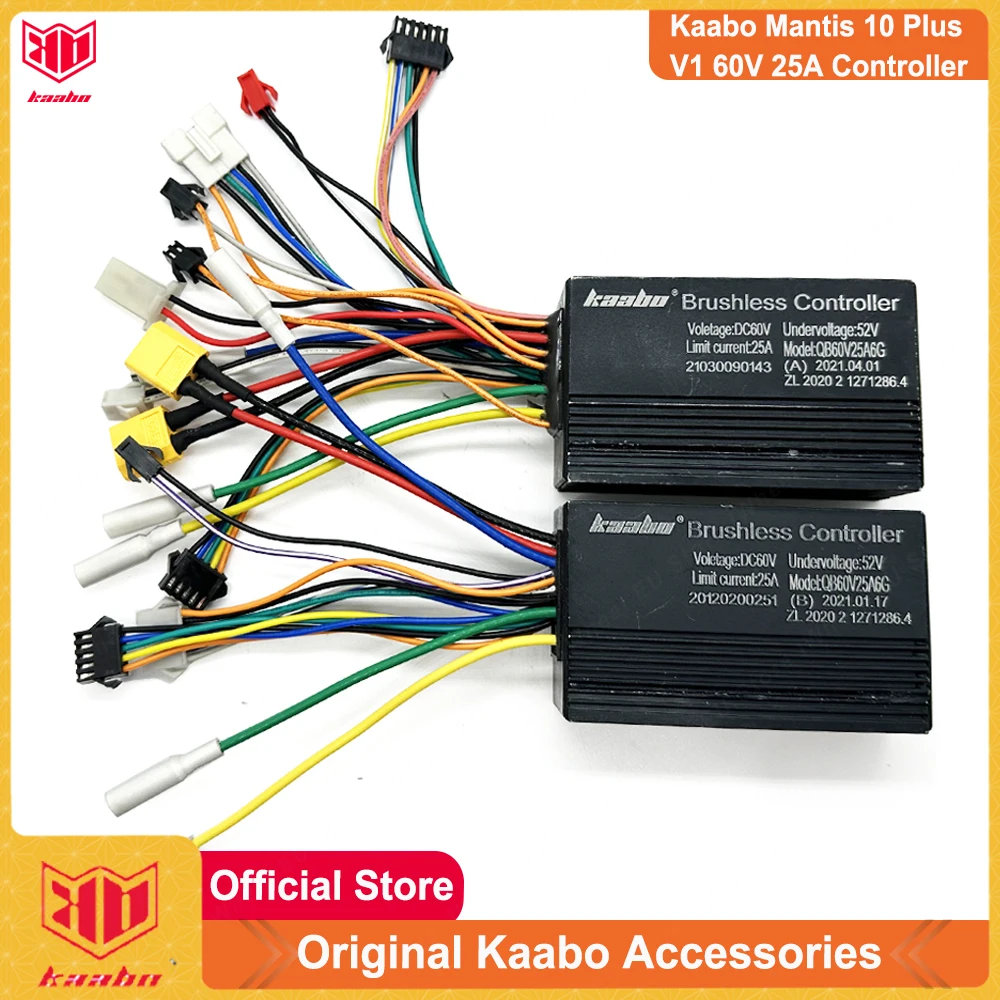 Original Kaabo Mantis 10 Plus 60V 25A Sine Wave Controller V1 Version Only Suit for V1 Kaabo Mantis 10 Plus 60V 18.2Ah E-scooter