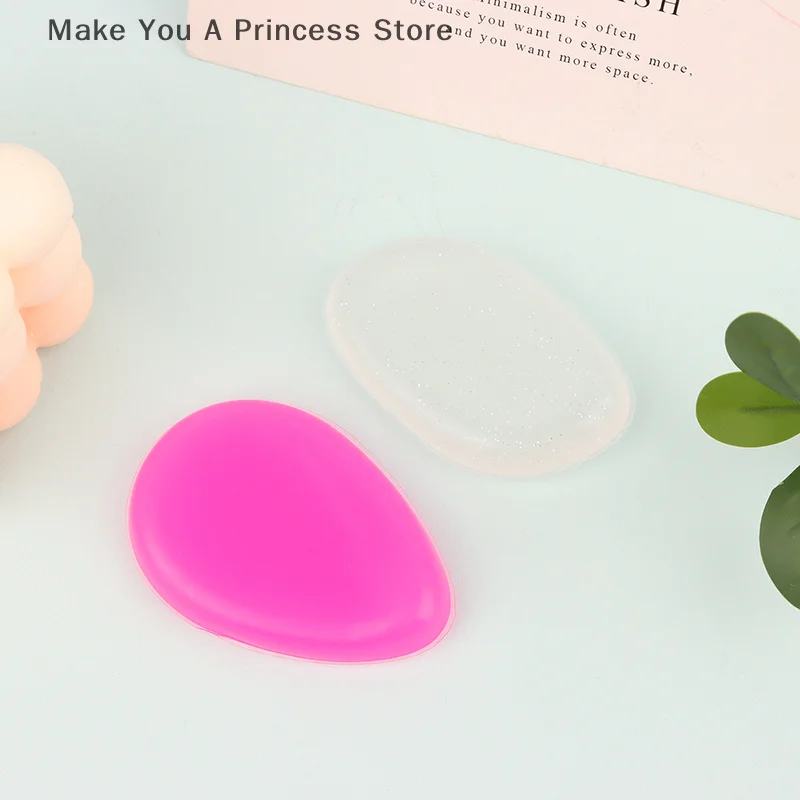 Éponge bouffante de poudre de Gel de Silicone souple, pour fond de teint cosmétique pour le visage, BB crème, sans poudre alimentaire, outils de maquillage