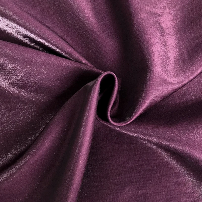 Fashion Shiny Bright Silky Linen Designer Fabric Colored Flax Fabric for Clothing Wedding Dresses Decorations By The Meter