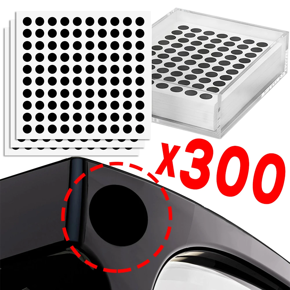 300-100pcs LED Light Blocking Sticker Patch Light Blocking Stickers for Ray-Ban Meta Wayfarer /Oakley Self Adhesive Shading Dots