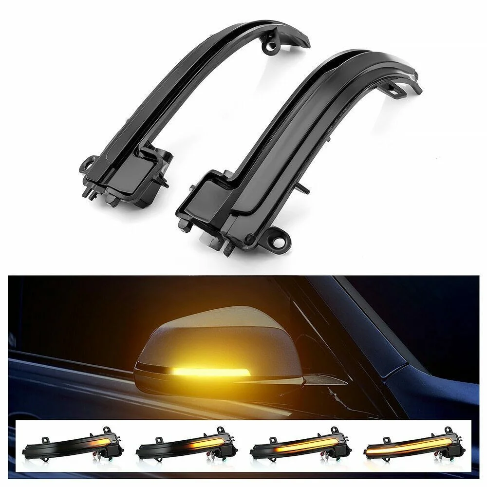 

Suitable for BMW 1.2.3.4 F20F30 Water Turn Signal LED Reversing Mirror Light Rearview Mirror Modified Water Light