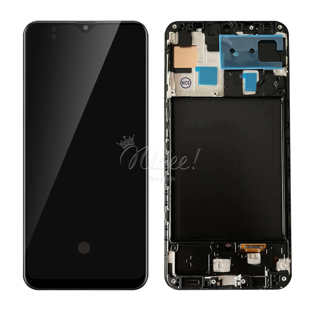 Super AMOLED for Samsung A30 A50 A50s LCD Display with Touch Screen Digitizer for Galaxy SM-A305F A505 A507 Assembly Replacement