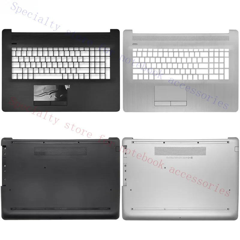 New Bottom Case For 17-CA 17-BY 17-CR 17Q-CS 470 G7 TPN-I133 Laptop Top Lower Palmrest  Replace Parts Silver Black L22508-001